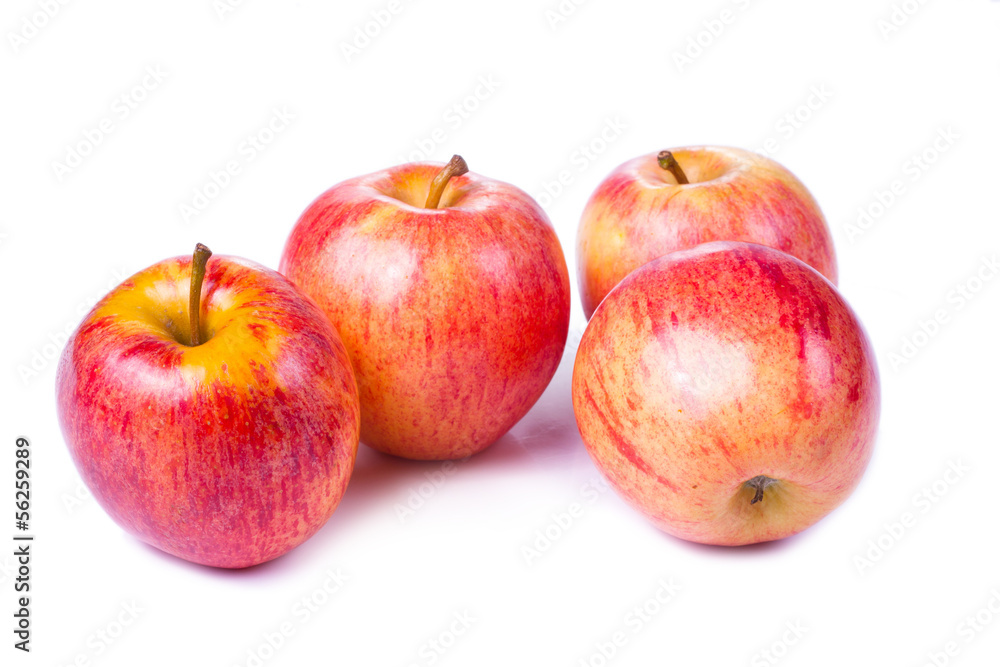 Apples isolated on a white background. Apples isolated on a white background.