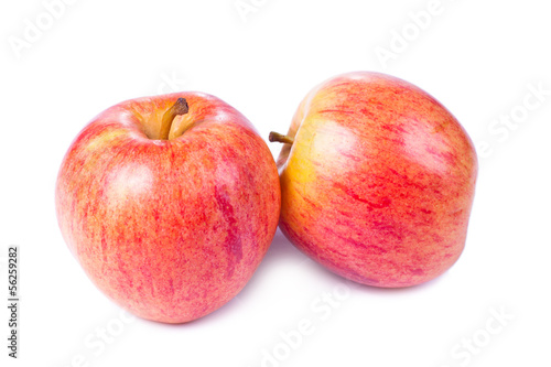 Apples isolated on a white background.
