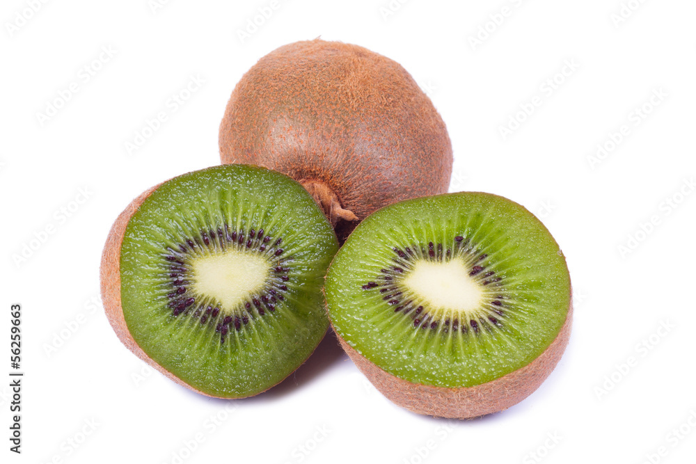 Kiwi Fruit Isolated on white background. Kiwi Fruit Isolated on white background.