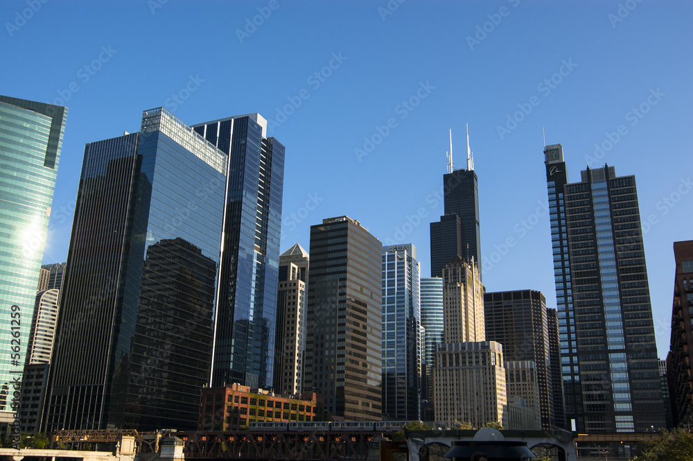 Building view in Chicago, Illinois