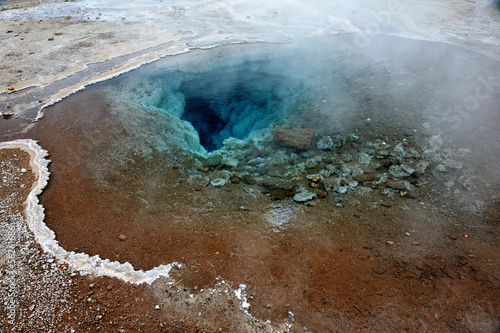 Iceland - Geysir geothermal area and geyser
