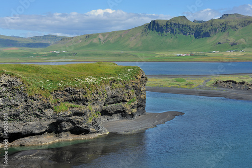 Iceland - landscape near Dyrhólaey coast