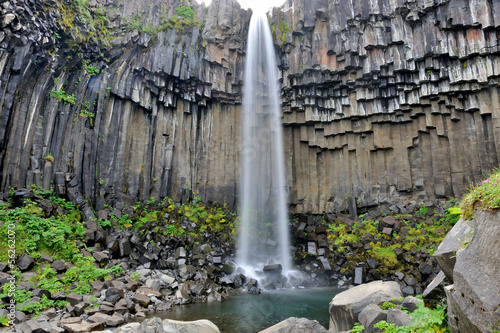 Iceland - Svartifoss waterfall