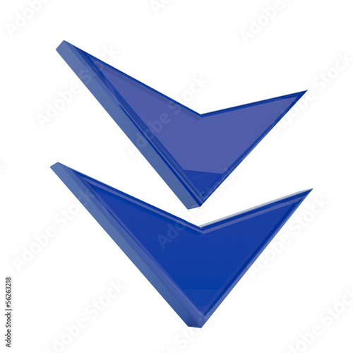 3D download icon isolated with clipping path. Free Download 3D download icon isolated with clipping path. - GFXLoad