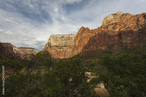 Cliffs of Zion National Park in Utah