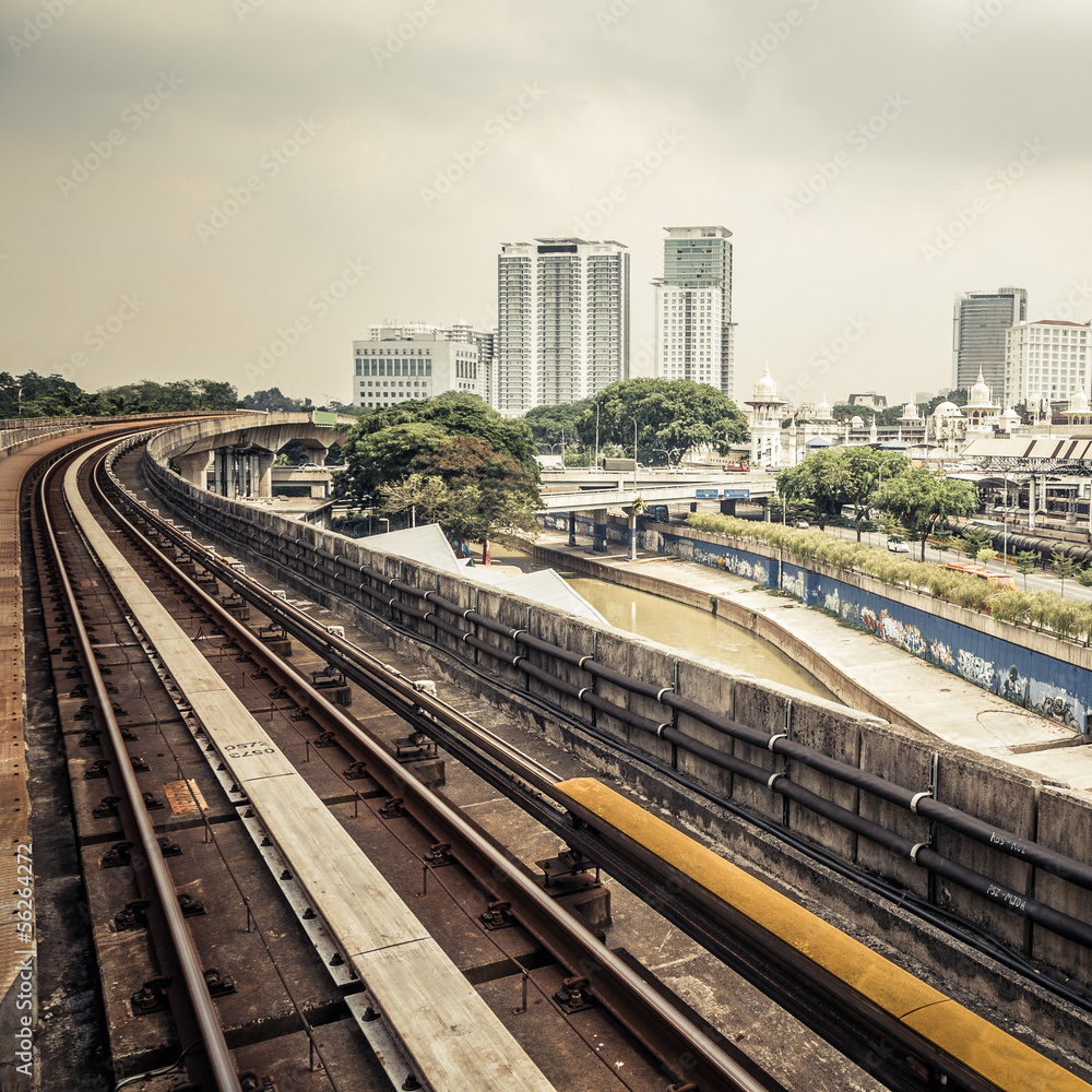 Urban rail transit in Kuala Lumpur, Malaysia Urban rail transit in Kuala Lumpur, Malaysia