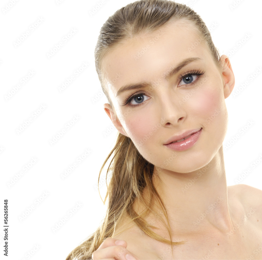 Beautiful girl with beautiful makeup Beautiful girl with beautiful makeup