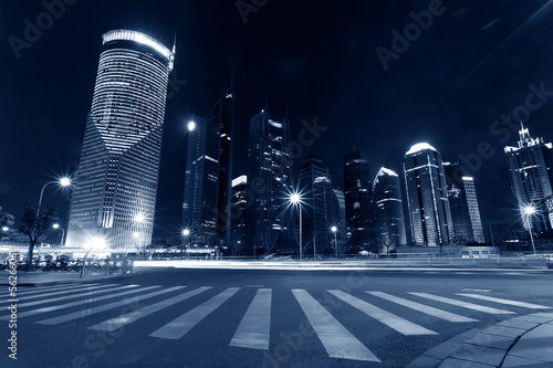 Photography Shanghai Pudong City Night