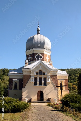 orthodox church in Polany village near Krempna and Jaslo photo