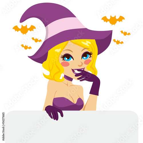 Blonde Halloween Witch