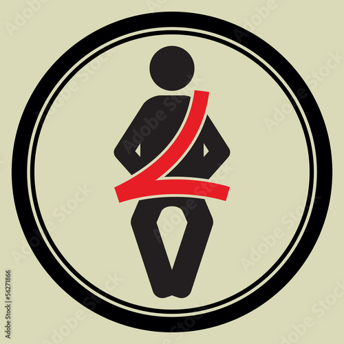 seat belt sign