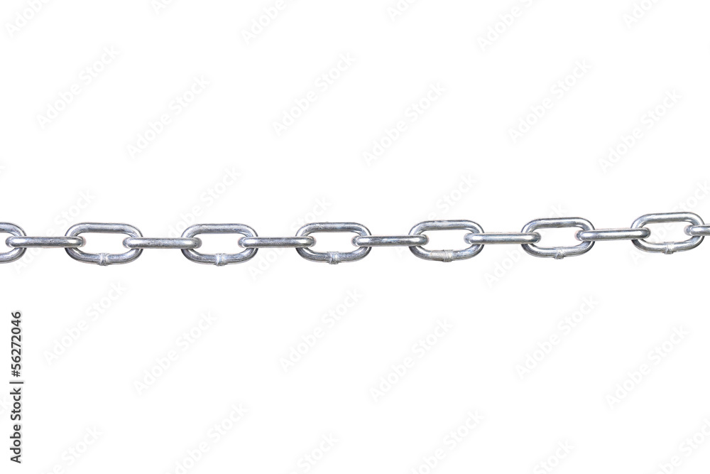 Metal chain isolated on white Metal chain isolated on white