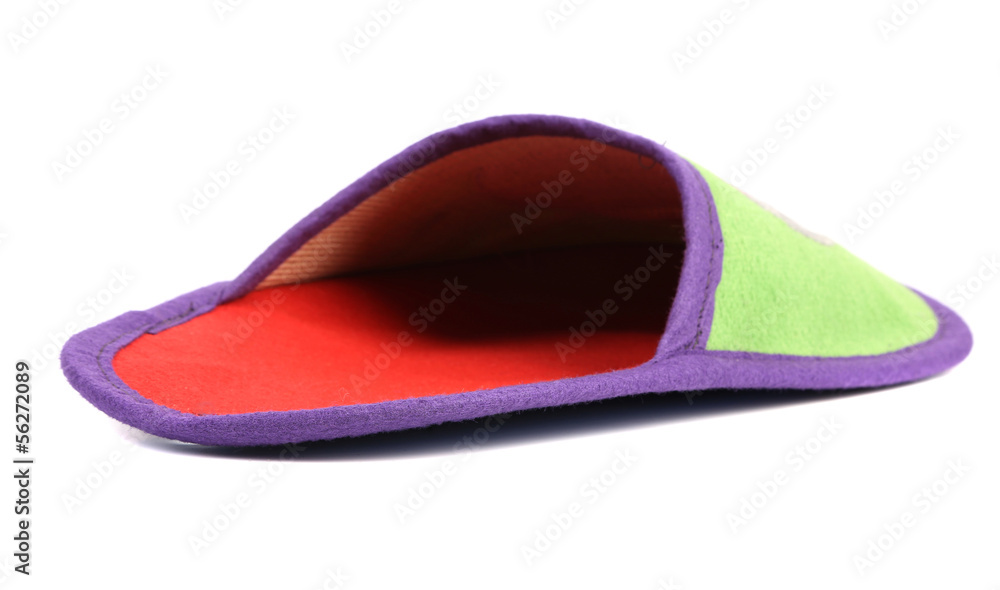 House slipper.