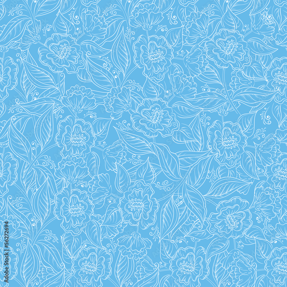 Seamless floral background Seamless floral background