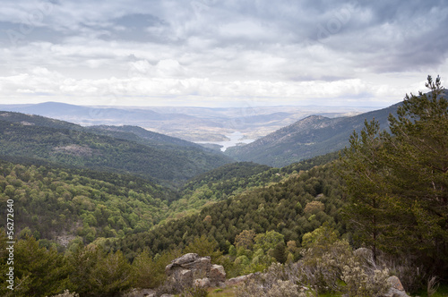 Views of Iruelas Valley Natural Park, Avila, Spain