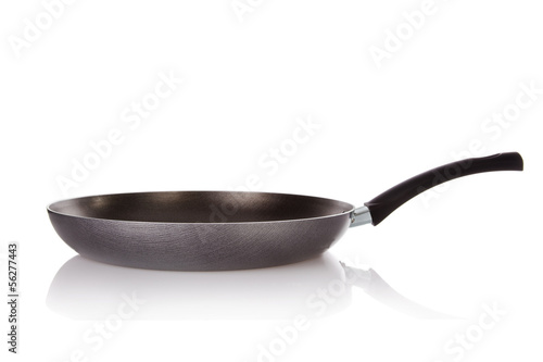 Obraz na plátně Teflon frying pan isolated on white background