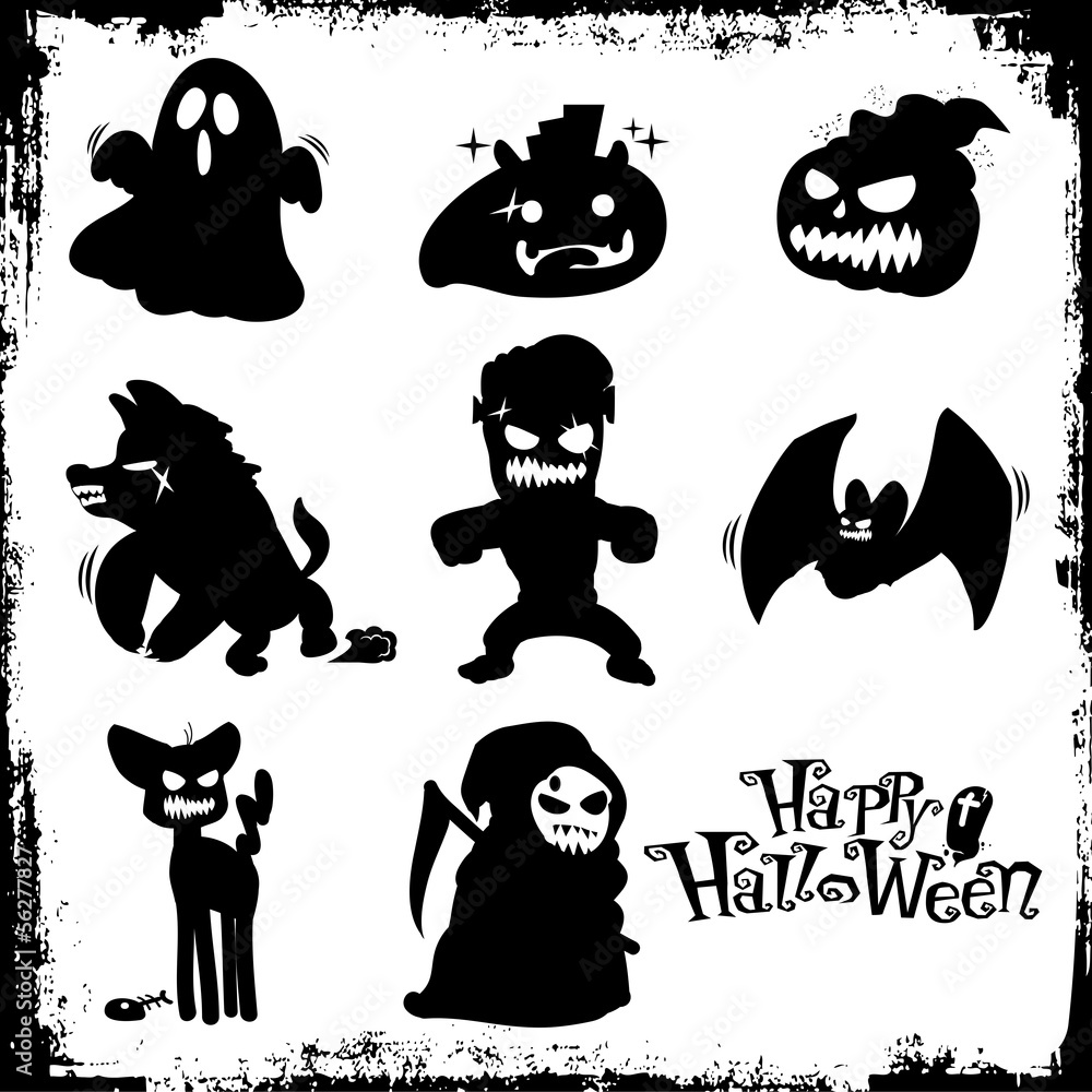Fototapeta premium halloween monsters