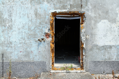 Strange creepy doorway