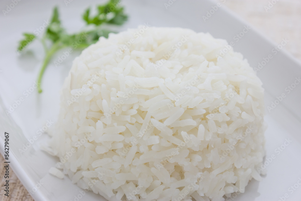 Cooked rice Cooked rice