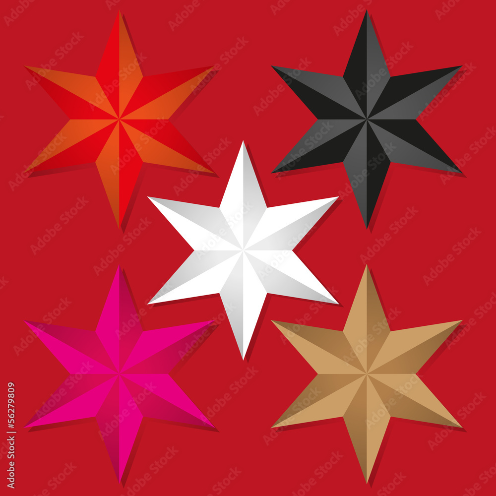 Obraz premium Christmas stars