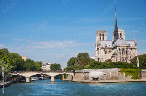 Notre Dame Cathedral from Seine