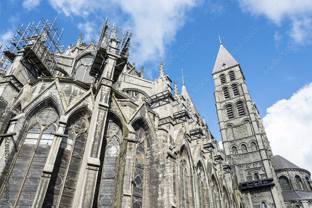 Cathedral of Our Lady of Tournai in Belgium Cathedral of Our Lady of Tournai in Belgium