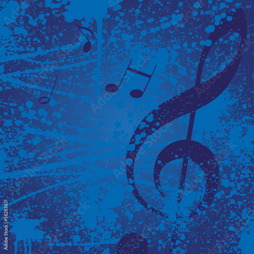 Hintergrund Musik Noten Notenschlüssel Vektor