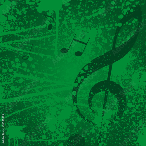 Hintergrund Musik Noten Notenschlüssel Vektor