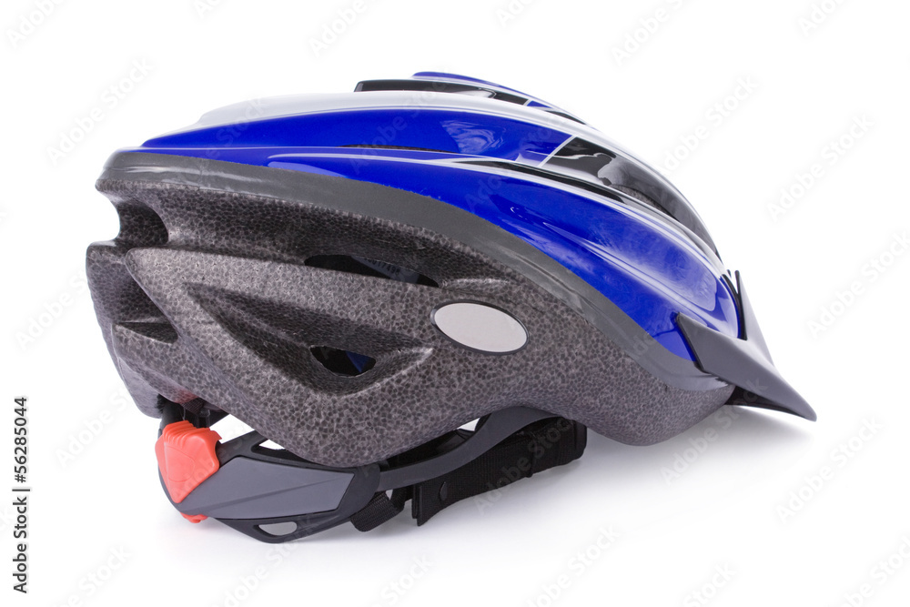 Bicycle helmet isolated on a white background. Bicycle helmet isolated on a white background.