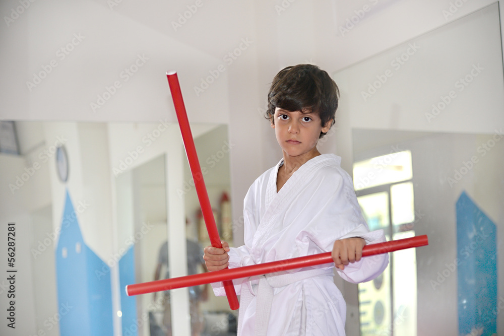 Martial arts boy