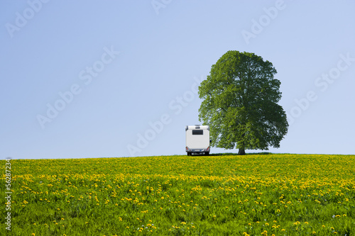Reise mit Wohnmobil