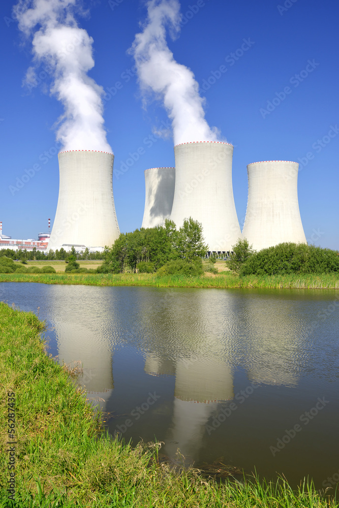 Nuclear power plant Temelin in Czech Republic Europe Nuclear power plant Temelin in Czech Republic Europe