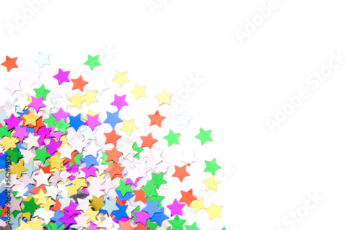 Background made with lots of colorful confettis