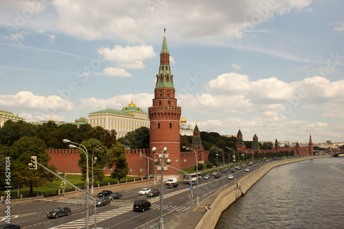 Moscow, view of the Kremlin. Russia