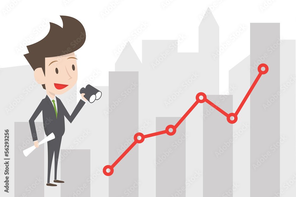 businessman using binoculars businessman using binoculars