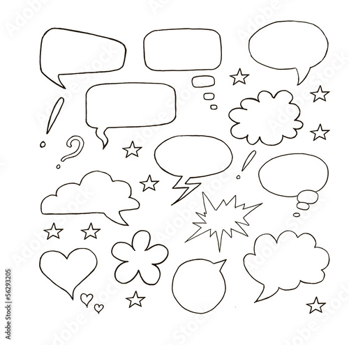 speech bubbles