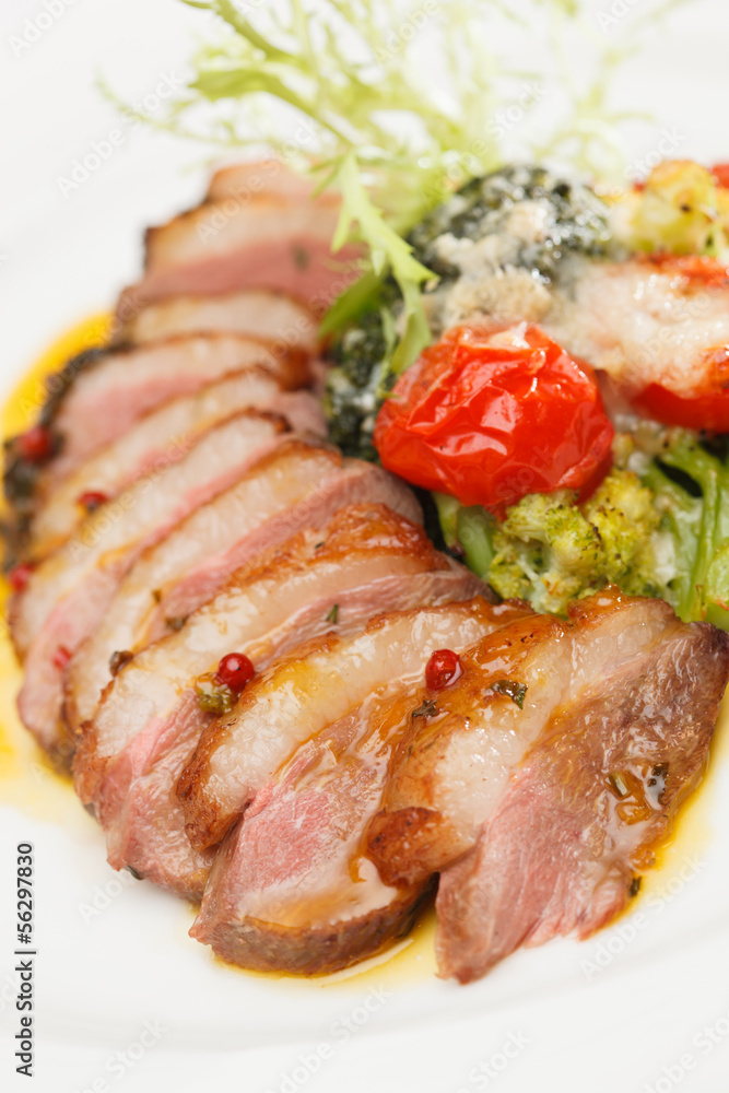 roasted pork with vegetables roasted pork with vegetables
