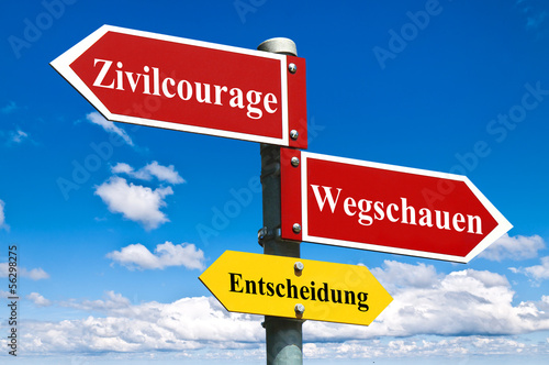 Zivilcourage oder Wegschauen?