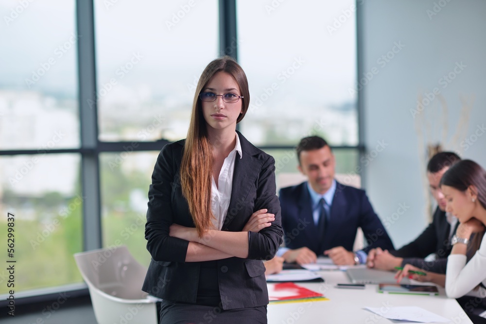 business people in a meeting at office business people in a meeting at office