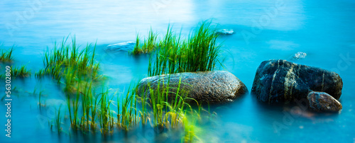 Rocks on the coastline, lon...
