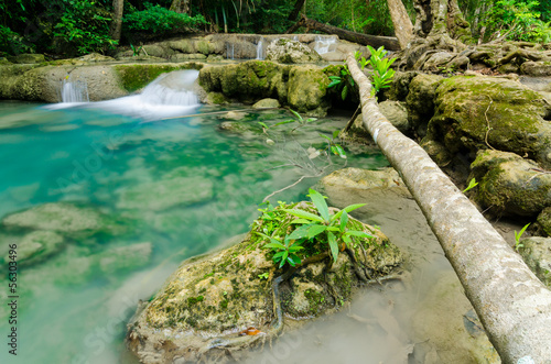 arawan waterfall in Kanchanaburi Thailand photo