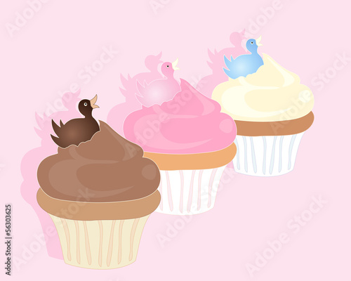 duck cupcakes