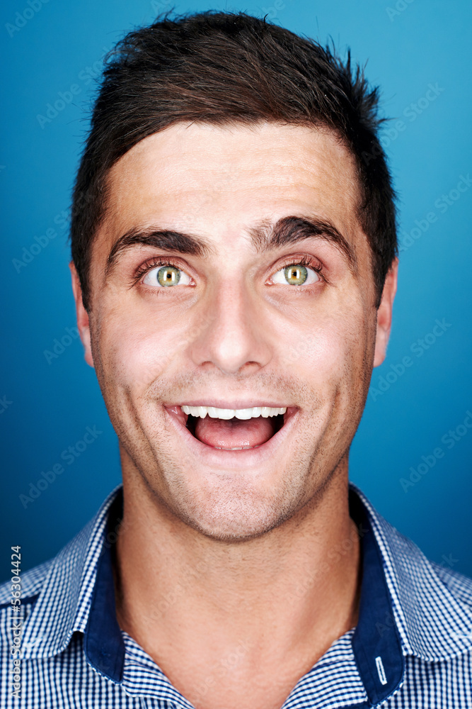 Fototapeta premium silly funny man