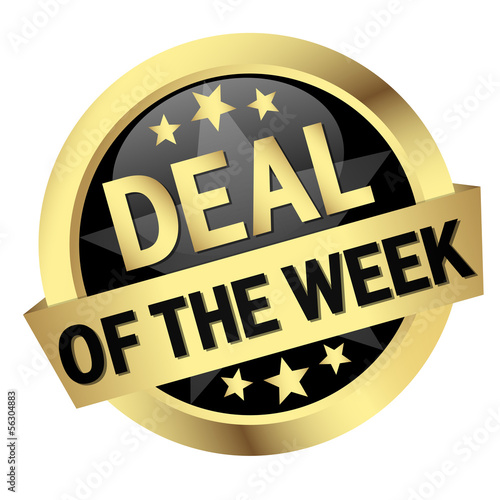 Button mit Banner " DEAL OF THE WEEK "