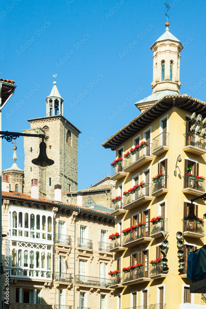 Obraz premium street Pamplona. Navarre