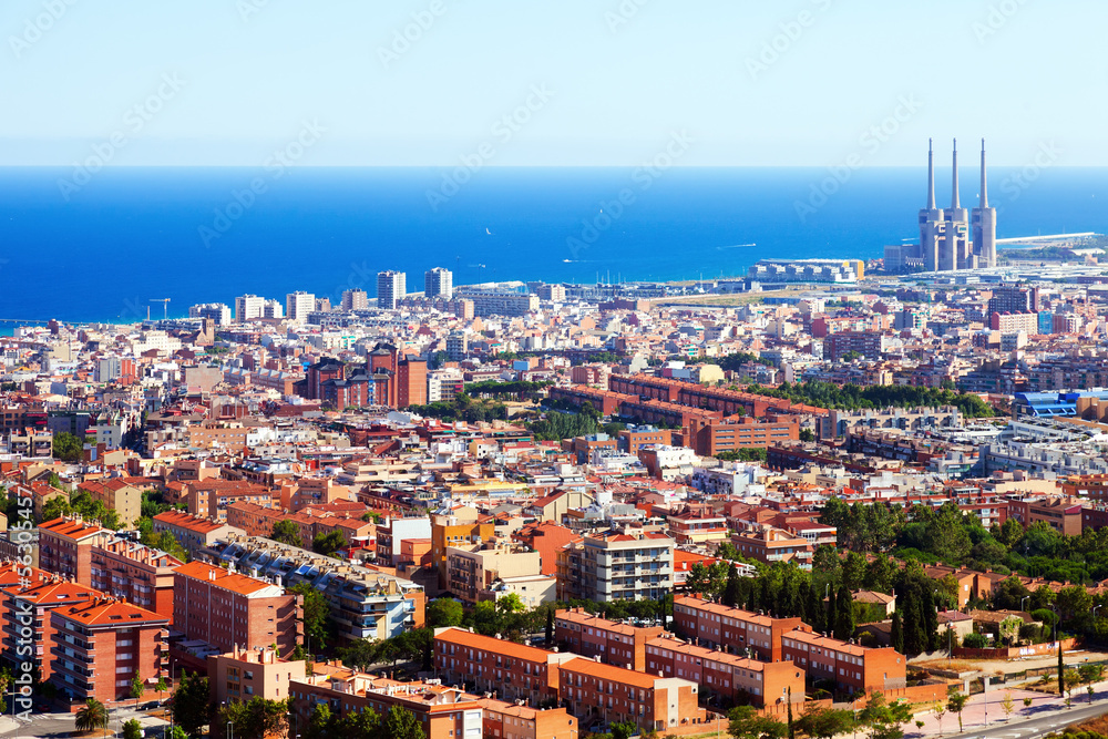  mediterranean city. Badalona, Catalonia