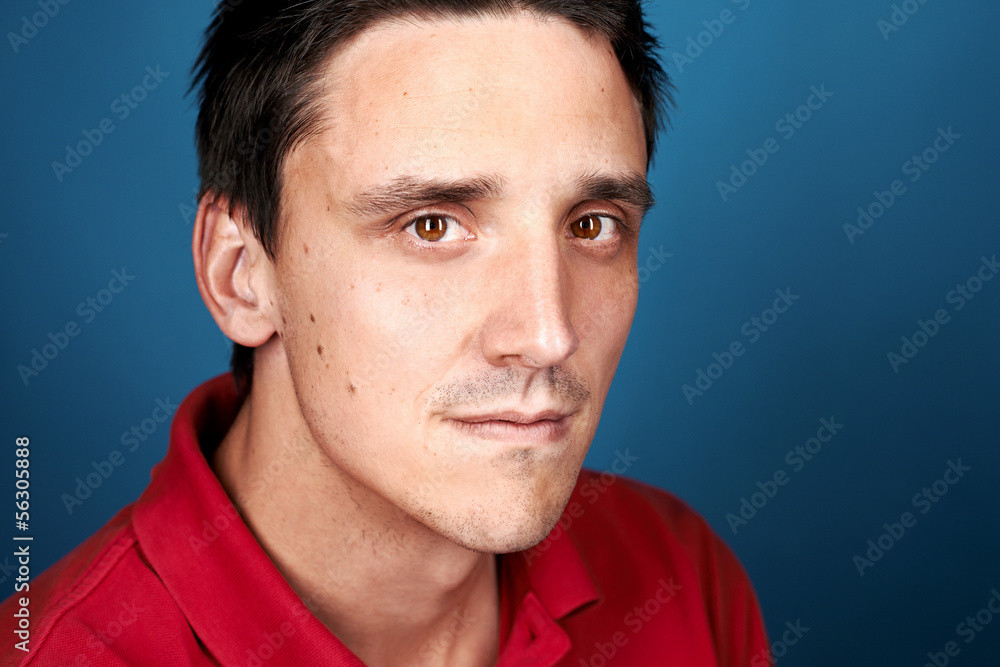 Fototapeta premium real man face