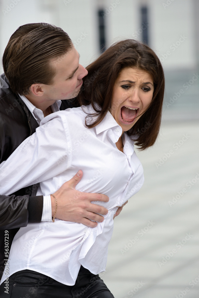 Драки между звездами фото emotional fight between men and women Stock Photo Adobe Stock