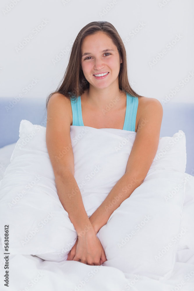 Woman resting in bed Woman resting in bed