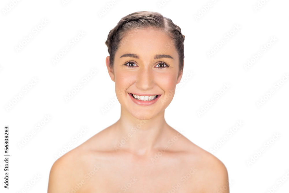 Smiling natural young model posing Smiling natural young model posing